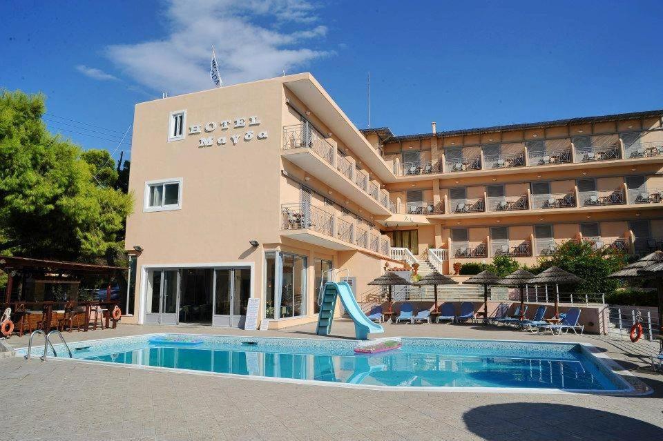 Hotel Magda Agia Marina  외부 사진
